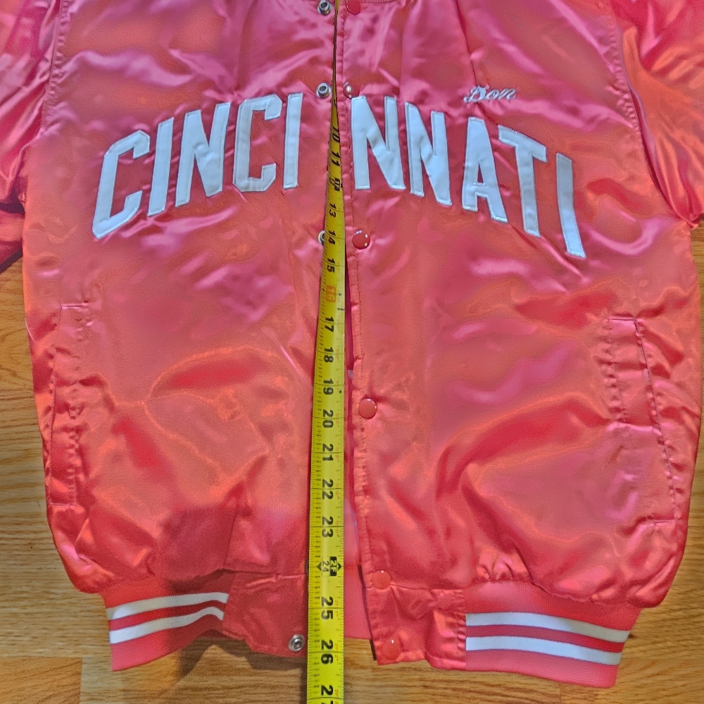 Cincinnati Reds Satin Jacket - Picture 3 of 6
